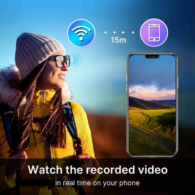 WIFIは住んでいて身につけられるスマートなガラスのインターネットP2Pの全体的な関係を流す