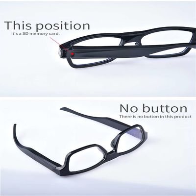 証拠のコレクションの監視保証可聴周波ビデオ録画が付いているスマートなカメラのサングラス1080p