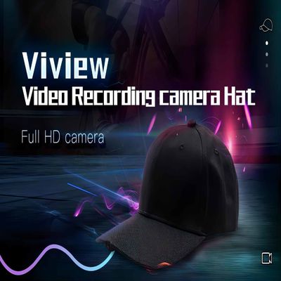 FHDの上る屋外スポーツのための1080Pによって隠されるカメラの帽子ランニングをハイキングする