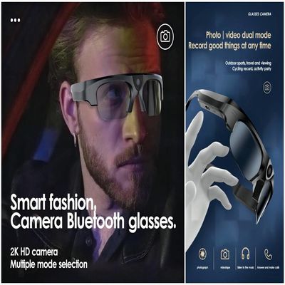 3in1写真、ビデオ、音声が付いているスマートなBluetoothのビデオ サングラスのカメラ