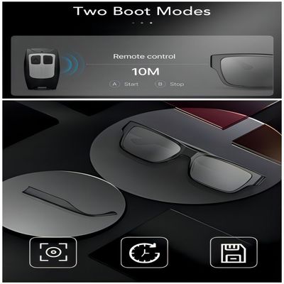 保証64G TFカードのための1080p HDの監視カメラのスパイのビデオ サングラス