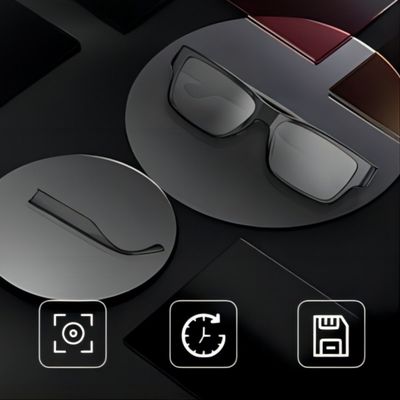 保証64G TFカードのための1080p HDの監視カメラのスパイのビデオ サングラス