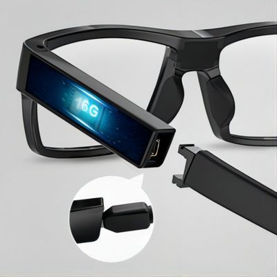 G2-16Gによって隠されるカメラのサングラスのビデオ ガラス完全なFD 1080P TR90フレーム