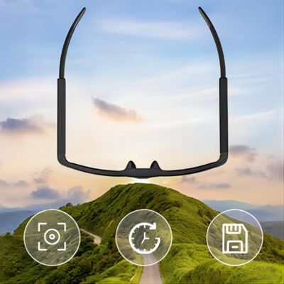 5Mのピクセルによって隠されるビデオ スパイの記録のサングラス1080Pのカメラ マイクロSDカード
