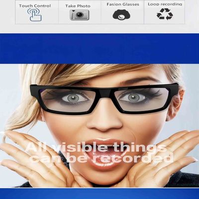 タッチ・コントロール保証によって隠されるカメラSunglasses1080Pの作り付け32Gメモリ・カード