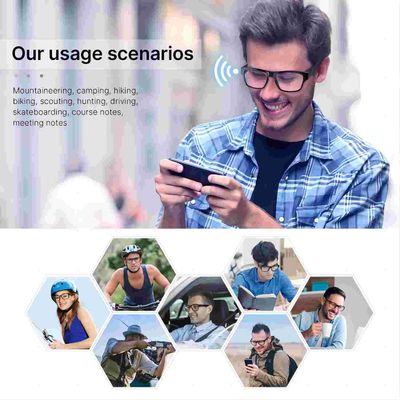 屋外スポーツを移住するための完全な1080P身につけられるスマートなガラスのWiFiのビデオ ガラス