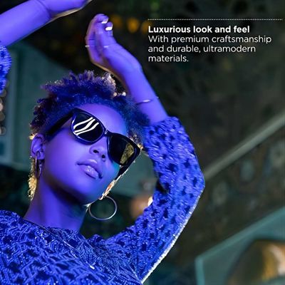 スポーツの開いた耳のヘッドホーンが付いている無線Bluetoothの可聴周波サングラス