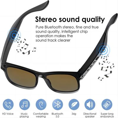 人の女性UV400の保護のためのG6 Bluetoothのビデオ サングラス