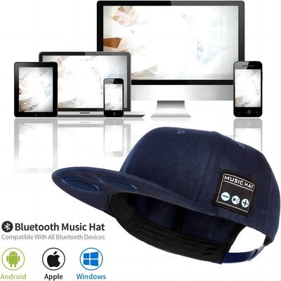 Bluetoothの電話に自由な野外活動のための24hours音楽時間の可聴周波スポーツの帽子の作り付け1000mah電池