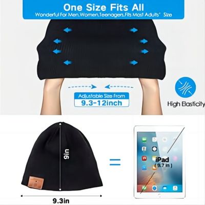 3in1 Smartphoneによって組み合わせること容易な調節可能な音楽帽子のBluetoothの帽子