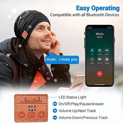 音楽を保つ上昇のSkinngを運転するための暖かいBluetoothの帽子の帽子を楽しみなさい