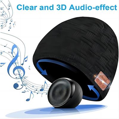 Bluetoothのハイファイ二重スピーカーが付いているスキーの無線音楽帽子の帽子