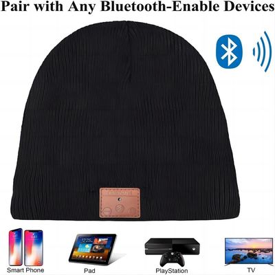 スケートで滑ること手の自由な電話をする乗馬のBluetoothの帽子の帽子音楽をハイキングする