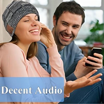 冬、ハイキングし、無線ヘッドホーンBT5.0が付いている動揺のBluetoothの帽子の帽子上る
