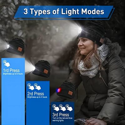 人の女性彼詰め物のギフトに貯蔵する彼女のBluetoothの帽子の帽子の新型のHeadwearのクリスマス