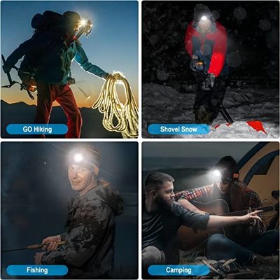 上昇のハイキングの自転車に乗る循環のためのLEDのヘッドライトが付いている充電電池のBluetoothの帽子の帽子
