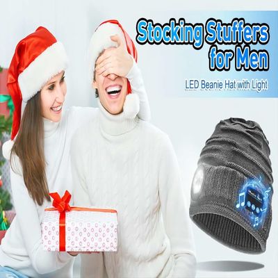 夜釣シャベルの雪のためのRechargable電池のBluetoothの懐中電燈の帽子