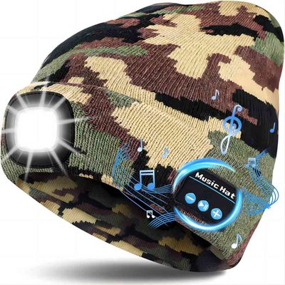 音楽無線ヘッドホーンが付いているBluetoothのイヤホーンの帽子のBluetoothのヘッドホーンの帽子