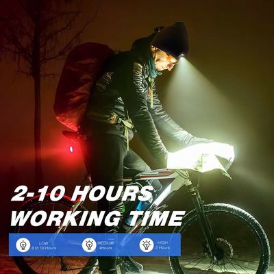 夜働きのための懐中電燈のBluetoothのヘッドホーンの帽子音楽電話答え