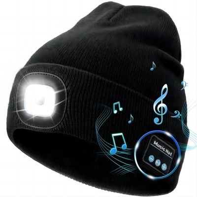 ライト クリスマスのギフトが付いている無線イヤホーンのBluetoothのヘッドホーンの帽子