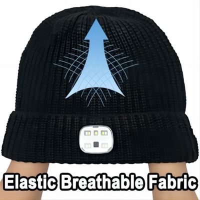ヘッドライトが付いているLED Bluetoothの帽子は、男女兼用USB Rechargable自由なヘッドライトの女性に人をお父さんのためのギフト彼夫渡す