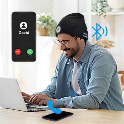 冬の活動の電話コーリングのためにハンズフリー ミュージック ビデオの録音をするbluetoothが付いている2K FHDのビデオ帽子