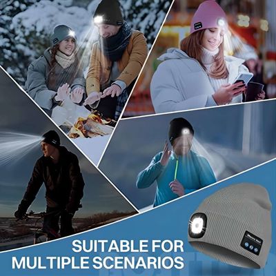 LEDの明るさのヘッドライトが付いている完全なHD 1296P Bluetoothのビデオ帽体のカメラ