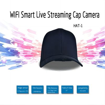 の釣のためのWifiによって隠されるカメラの帽子、捜すこと、帽子のカメラ循環する動くことハイキングする
