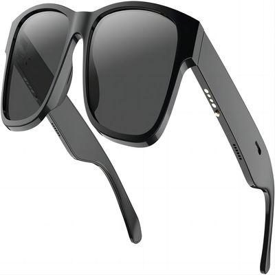 スピーカーおよびMicsの開いた耳音楽可聴周波スマートなガラスを持つ人の女性Bluetooth Sunglasss