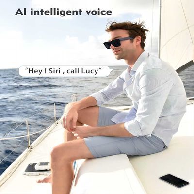 スピーカーおよびMicsの開いた耳音楽可聴周波スマートなガラスを持つ人の女性Bluetooth Sunglasss